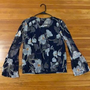 INC Floral blouse - size Small